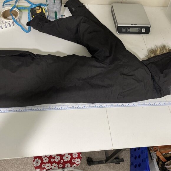 Helly Hansen Black Jacket Women's Size S w/ Faux Fur Zip-Off Hood - Picture 14 of 14